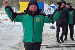 Белалко - участник Республиканского рождественского турнира по айсштоку
