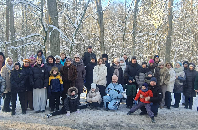 Белалко на встрече с зимней сказкой в Беловежской пуще!