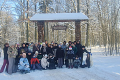 Белалко на встрече с зимней сказкой в Беловежской пуще! 